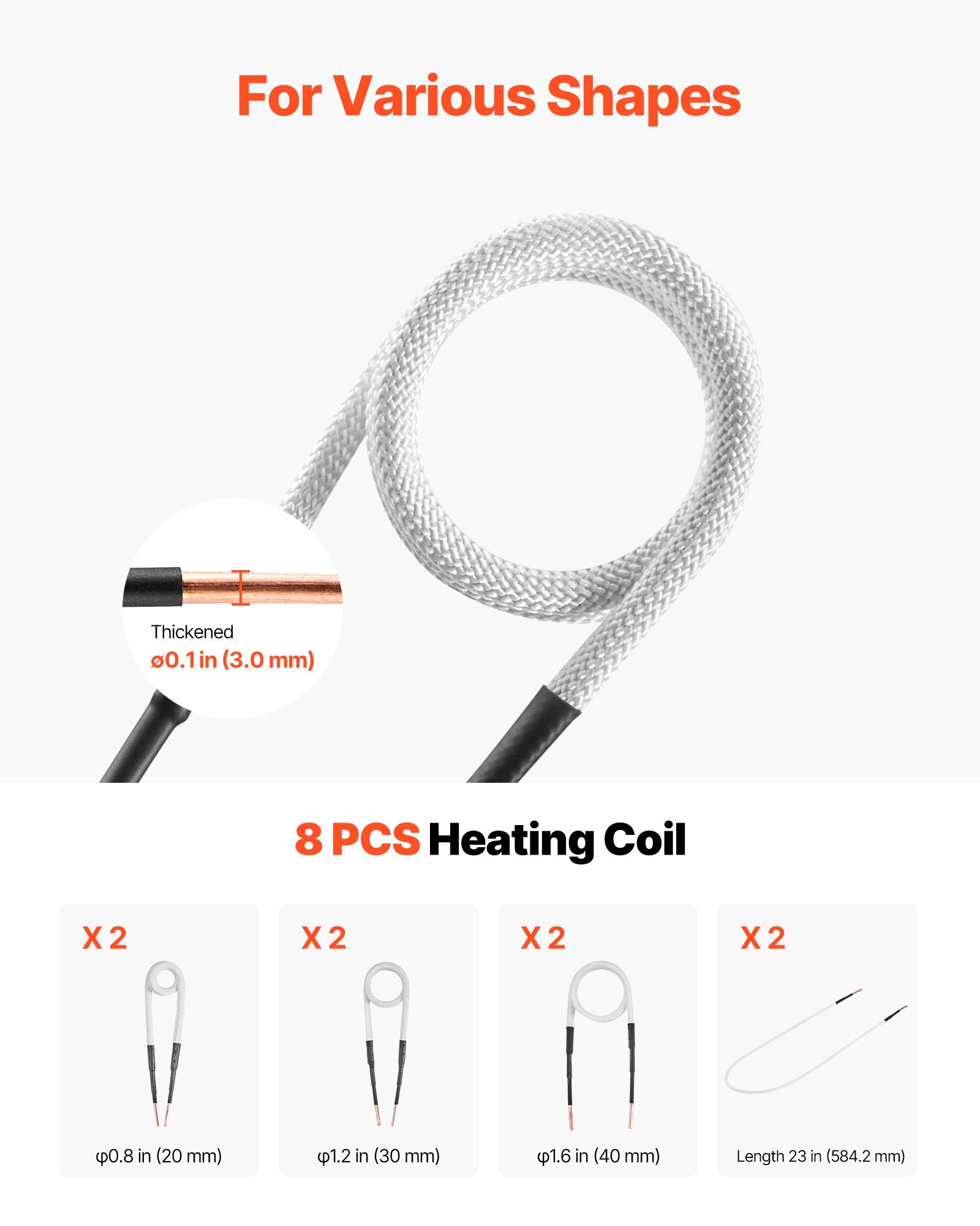 Induction Heater Bolt Removal, 1500W 110V Magnetic Induction Heater Kit, Handheld Nut Buster Tool, Mini Heating Machine For Rusty Screw Removing, Car Garage Repairing Tools With 8 Coil And Box - Image 2