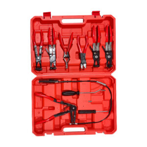 Long Reach Hose Clamp Pliers Set for Oil Pipe Clamps, Snap Pliers Tools, Water Pipe Clamp Pliers
